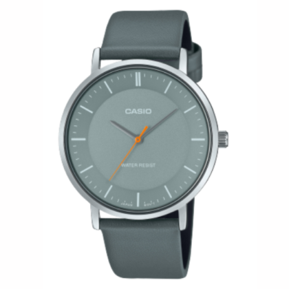 Casio General MTP-VT04L-8E Green Leather Band Men Watch